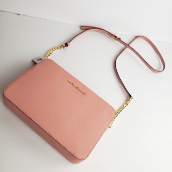 MICHAEL Michael Kors Handbags - Michael Kors Crossbody jet set purse pink Large